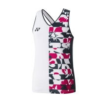 Yonex Badminton Tank Top V-Neck Tournament 2023 white Women